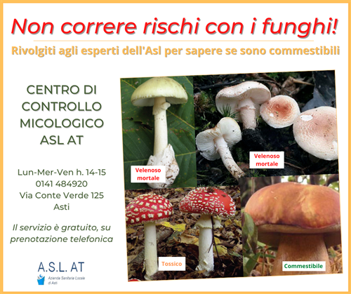 Non correre rischi con i funghi